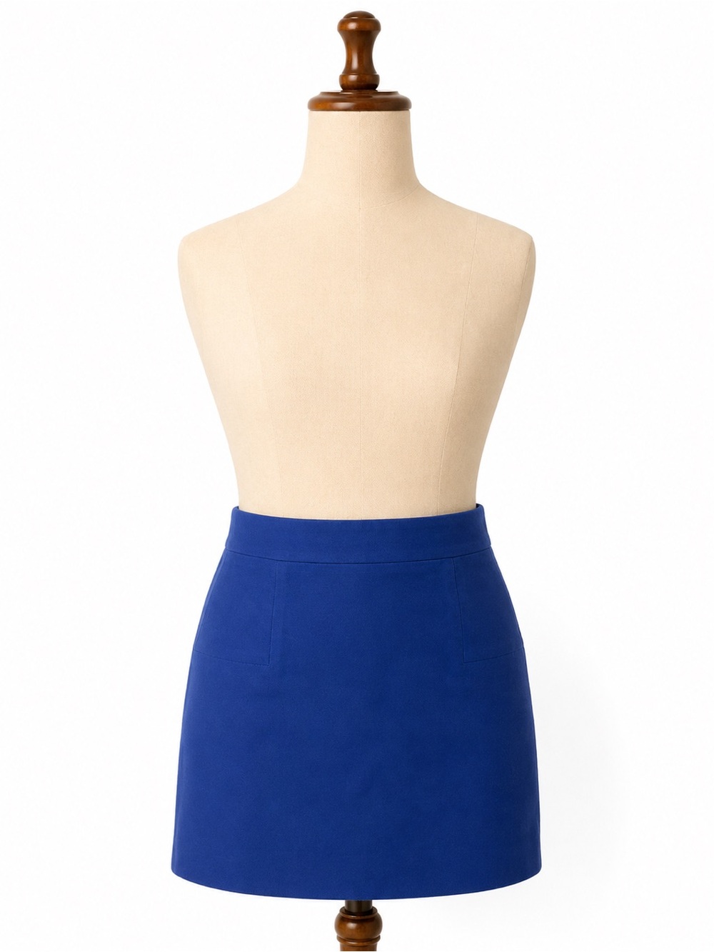 Light Academia J. Crew Cobalt Blue Mini Skirt Preppy
